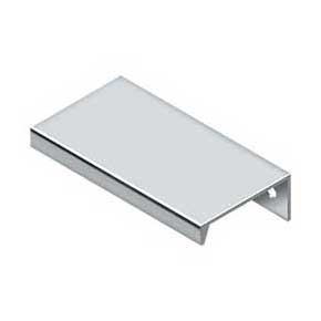 Deltana [MP21516U26] Aluminum Cabinet Edge Pull - Modern Angle Series - Polished Chrome Finish - 2 1/2" C/C - 2 15/16" L