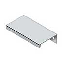 Deltana [MP21516U26] Aluminum Cabinet Edge Pull - Modern Angle Series - Polished Chrome Finish - 2 1/2" C/C - 2 15/16" L