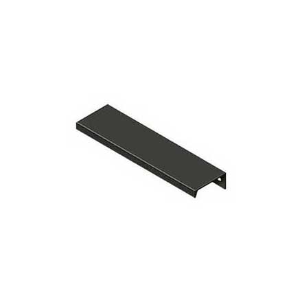 Deltana [MP578U10B] Aluminum Cabinet Edge Pull - Modern Angle Series - Oil Rubbed Bronze Finish - 5 1/16" C/C - 5 5/16" L