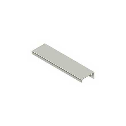 Deltana [MP578U15] Aluminum Cabinet Edge Pull - Modern Angle Series - Brushed Nickel Finish - 5 1/16&quot; C/C - 5 5/16&quot; L