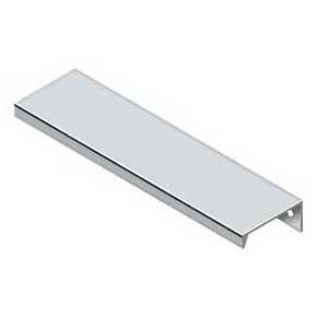 Deltana [MP578U26] Aluminum Cabinet Edge Pull - Modern Angle Series - Polished Chrome Finish - 5 1/16" C/C - 5 5/16" L