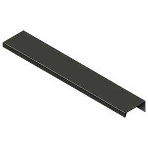 Deltana [MP9116U10B] Aluminum Cabinet Edge Pull - Modern Angle Series - Oil Rubbed Bronze Finish - 6 5/16" C/C - 9 1/16" L