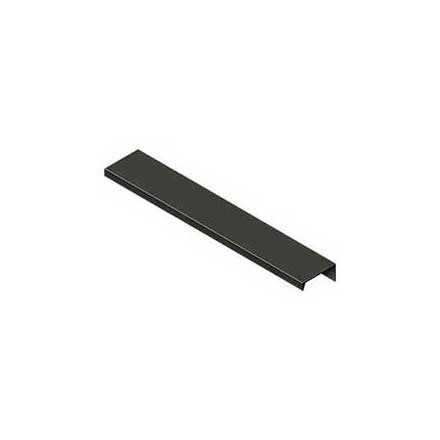 Deltana [MP9116U10B] Aluminum Cabinet Edge Pull - Modern Angle Series - Oil Rubbed Bronze Finish - 6 5/16" C/C - 9 1/16" L