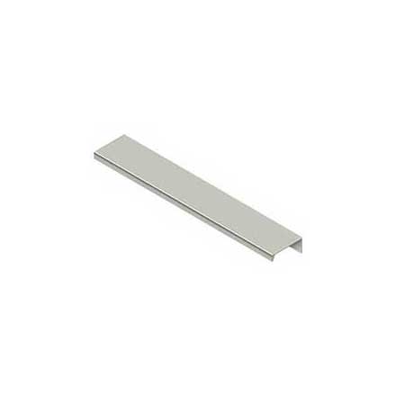 Deltana [MP9116U15] Aluminum Cabinet Edge Pull - Modern Angle Series - Brushed Nickel Finish - 6 5/16&quot; C/C - 9 1/16&quot; L