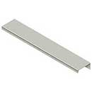 Deltana [MP9116U15] Aluminum Cabinet Edge Pull - Modern Angle Series - Brushed Nickel Finish - 6 5/16" C/C - 9 1/16" L