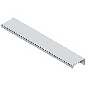 Deltana [MP9116U26] Aluminum Cabinet Edge Pull - Modern Angle Series - Polished Chrome Finish - 6 5/16" C/C - 9 1/16" L