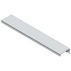 Deltana [MP9116U26] Aluminum Cabinet Edge Pull - Modern Angle Series - Polished Chrome Finish - 6 5/16&quot; C/C - 9 1/16&quot; L