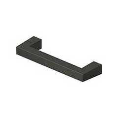 Deltana [SBP35U10B] Solid Brass Cabinet Pull Handle - Modern Square Series - Standard Size - Oil Rubbed Bronze Finish - 3 1/2&quot; C/C - 3 15/16&quot; L