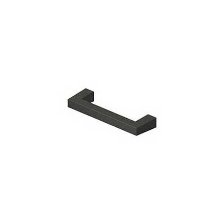 Deltana [SBP35U10B] Solid Brass Cabinet Pull Handle - Modern Square Series - Standard Size - Oil Rubbed Bronze Finish - 3 1/2&quot; C/C - 3 15/16&quot; L