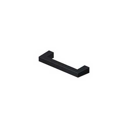 Deltana [SBP35U19] Solid Brass Cabinet Pull Handle - Modern Square Series - Standard Size - Paint Black Finish - 3 1/2&quot; C/C - 3 15/16&quot; L