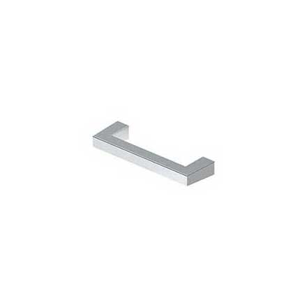 Deltana [SBP35U26] Solid Brass Cabinet Pull Handle - Modern Square Series - Standard Size - Polished Chrome Finish - 3 1/2&quot; C/C - 3 15/16&quot; L