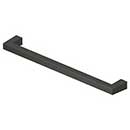 Deltana [SBP80U10B] Solid Brass Cabinet Pull Handle - Modern Square Series - Oversized - Oil Rubbed Bronze Finish - 8" C/C - 8 7/16" L