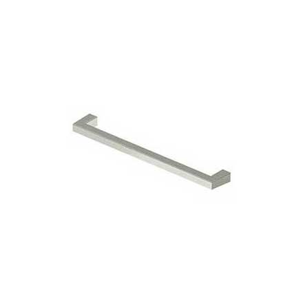 Deltana [SBP80U14] Solid Brass Cabinet Pull Handle - Modern Square Series - Oversized - Polished Nickel Finish - 8" C/C - 8 7/16" L