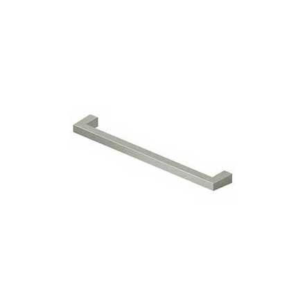 Deltana [SBP80U15] Solid Brass Cabinet Pull Handle - Modern Square Series - Oversized - Brushed Nickel Finish - 8" C/C - 8 7/16" L