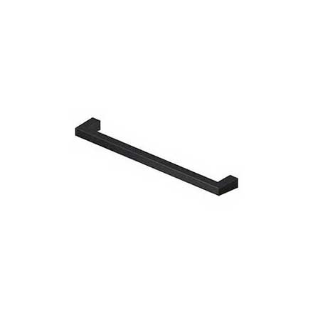 Deltana [SBP80U19] Solid Brass Cabinet Pull Handle - Modern Square Series - Oversized - Paint Black Finish - 8" C/C - 8 7/16" L