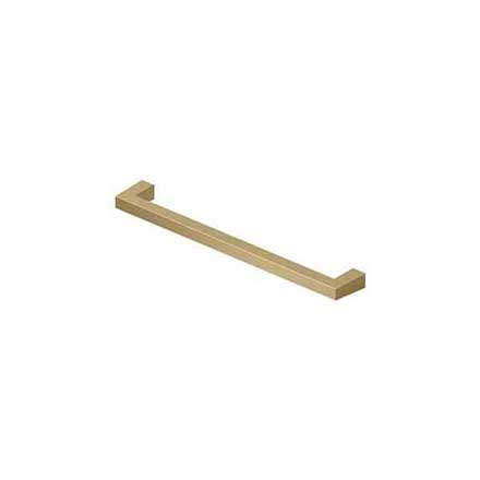 Deltana [SBP80U4] Solid Brass Cabinet Pull Handle - Modern Square Series - Oversized - Brushed Brass Finish - 8" C/C - 8 7/16" L