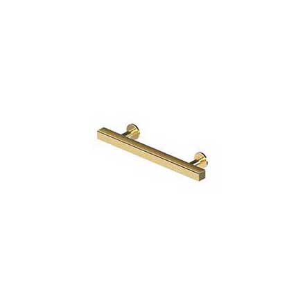 Deltana [POM40CR003] Solid Brass Cabinet Pull Handle - Pommel Series - Standard Size - Polished Brass (PVD) Finish - 4&quot; C/C - 6&quot; L