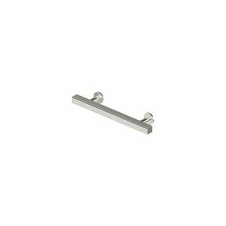 Deltana [POM40U14] Solid Brass Cabinet Pull Handle - Pommel Series - Standard Size - Polished Nickel Finish - 4&quot; C/C - 6&quot; L