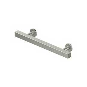 Deltana [POM40U15] Solid Brass Cabinet Pull Handle - Pommel Series - Standard Size - Brushed Nickel Finish - 4" C/C - 6" L