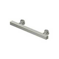 Deltana [POM40U15] Solid Brass Cabinet Pull Handle - Pommel Series - Standard Size - Brushed Nickel Finish - 4&quot; C/C - 6&quot; L