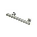 Deltana [POM40U15] Solid Brass Cabinet Pull Handle - Pommel Series - Standard Size - Brushed Nickel Finish - 4" C/C - 6" L