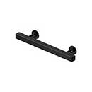 Deltana [POM40U19] Solid Brass Cabinet Pull Handle - Pommel Series - Standard Size - Paint Black Finish - 4&quot; C/C - 6&quot; L