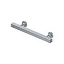 Deltana [POM40U26D] Solid Brass Cabinet Pull Handle - Pommel Series - Standard Size - Brushed Chrome Finish - 4&quot; C/C - 6&quot; L