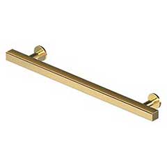 Deltana [POM70CR003] Solid Brass Cabinet Pull Handle - Pommel Series - Oversized - Polished Brass (PVD) Finish - 6&quot; C/C - 9&quot; L