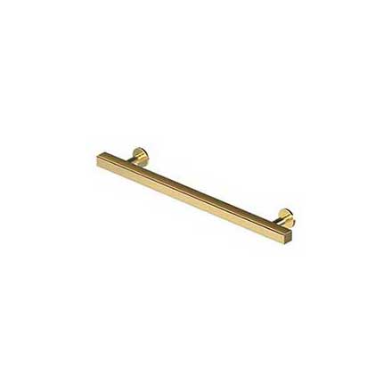 Deltana [POM70CR003] Solid Brass Cabinet Pull Handle - Pommel Series - Oversized - Polished Brass (PVD) Finish - 6&quot; C/C - 9&quot; L