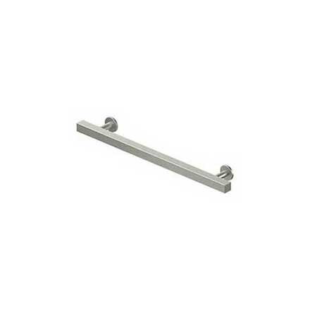 Deltana [POM70U15] Solid Brass Cabinet Pull Handle - Pommel Series - Oversized - Brushed Nickel Finish - 6" C/C - 9" L