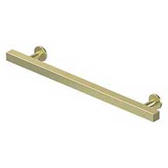 Deltana [POM70U3-UNL] Solid Brass Cabinet Pull Handle - Pommel Series - Oversized - Polished Brass (Unlacquered) Finish - 6&quot; C/C - 9&quot; L