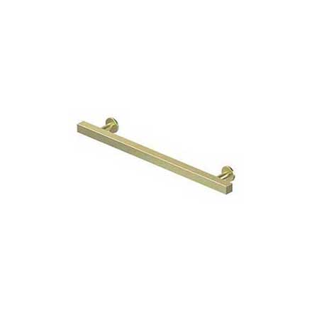 Deltana [POM70U3-UNL] Solid Brass Cabinet Pull Handle - Pommel Series - Oversized - Polished Brass (Unlacquered) Finish - 6" C/C - 9" L