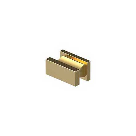 Deltana [AN138CR003] Solid Brass Cabinet Knob - Anvil Series - Polished Brass (PVD) Finish - 1 7/16&quot; L