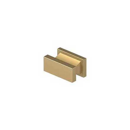 Deltana [AN138U4] Solid Brass Cabinet Knob - Anvil Series - Brushed Brass Finish - 1 7/16&quot; L