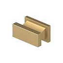 Deltana [AN138U4] Solid Brass Cabinet Knob - Anvil Series - Brushed Brass Finish - 1 7/16&quot; L