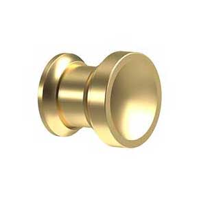 Deltana [CHAL10CR003] Solid Brass Cabinet Knob - Chalice Series - Polished Brass (PVD) Finish - 1" Dia.