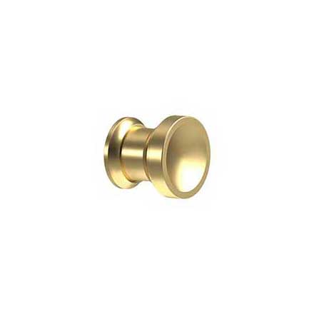 Deltana [CHAL10CR003] Solid Brass Cabinet Knob - Chalice Series - Polished Brass (PVD) Finish - 1&quot; Dia.