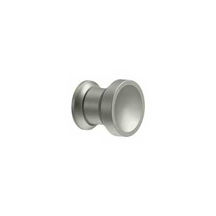 Deltana [CHAL10U15] Solid Brass Cabinet Knob - Chalice Series - Brushed Nickel Finish - 1" Dia.