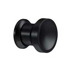 Deltana [CHAL10U19] Solid Brass Cabinet Knob - Chalice Series - Paint Black Finish - 1&quot; Dia.