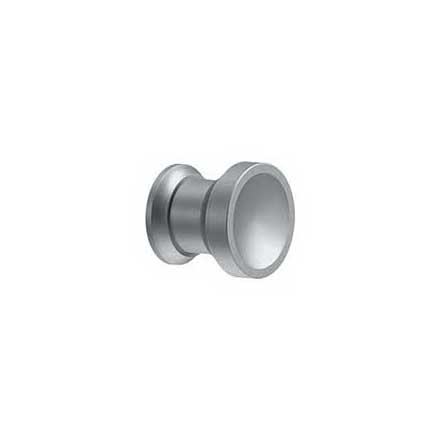 Deltana [CHAL10U26D] Solid Brass Cabinet Knob - Chalice Series - Brushed Chrome Finish - 1&quot; Dia.