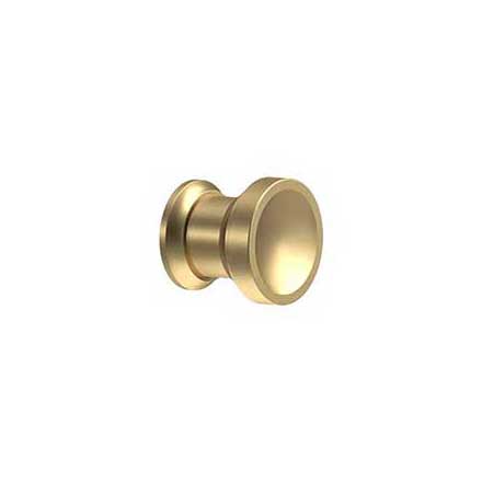 Deltana [CHAL10U4] Solid Brass Cabinet Knob - Chalice Series - Brushed Brass Finish - 1&quot; Dia.