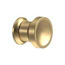 Deltana [CHAL10U4] Solid Brass Cabinet Knob - Chalice Series - Brushed Brass Finish - 1&quot; Dia.