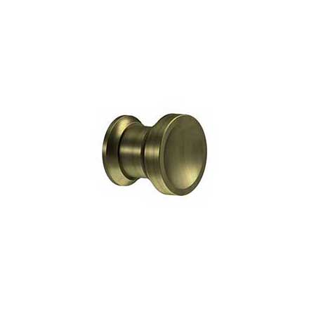 Deltana [CHAL10U5] Solid Brass Cabinet Knob - Chalice Series - Antique Brass Finish - 1&quot; Dia.