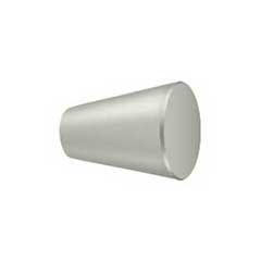 Deltana [KC20U15] Solid Brass Cabinet Knob - Cone Series - Brushed Nickel Finish - 3/4&quot; Dia.