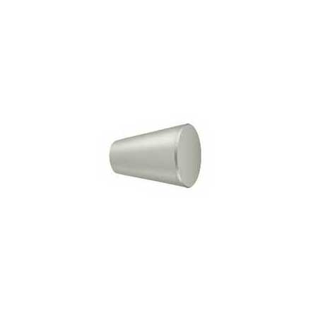 Deltana [KC20U15] Solid Brass Cabinet Knob - Cone Series - Brushed Nickel Finish - 3/4&quot; Dia.