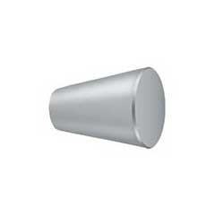 Deltana [KC20U26D] Solid Brass Cabinet Knob - Cone Series - Brushed Chrome Finish - 3/4&quot; Dia.
