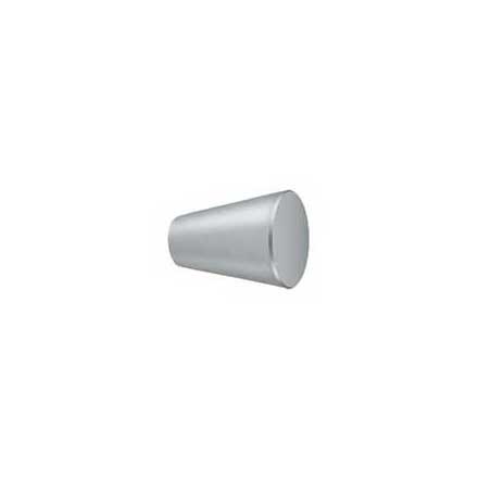 Deltana [KC20U26D] Solid Brass Cabinet Knob - Cone Series - Brushed Chrome Finish - 3/4" Dia.