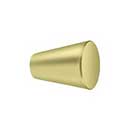 Deltana [KC20U3] Solid Brass Cabinet Knob - Cone Series - Polished Brass Finish - 3/4&quot; Dia.