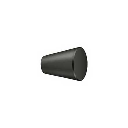 Deltana [KC24U10B] Solid Brass Cabinet Knob - Cone Series - Oil Rubbed Bronze Finish - 1&quot; Dia.