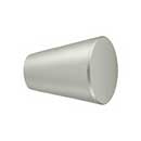 Deltana [KC24U15] Solid Brass Cabinet Knob - Cone Series - Brushed Nickel Finish - 1" Dia.